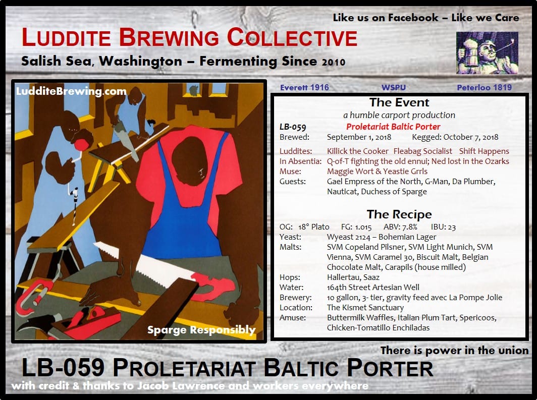 LB-059 Proletariat Baltic Porter