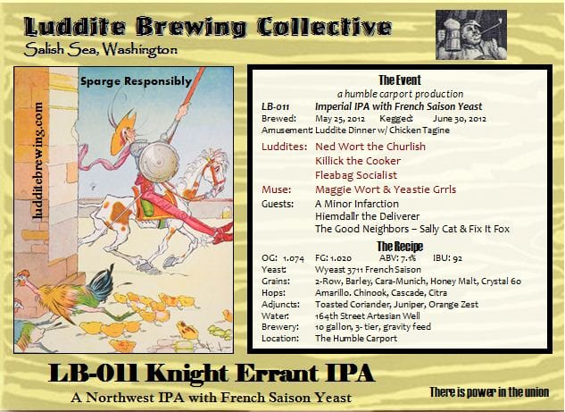 LB-011 Knight Errant IPA