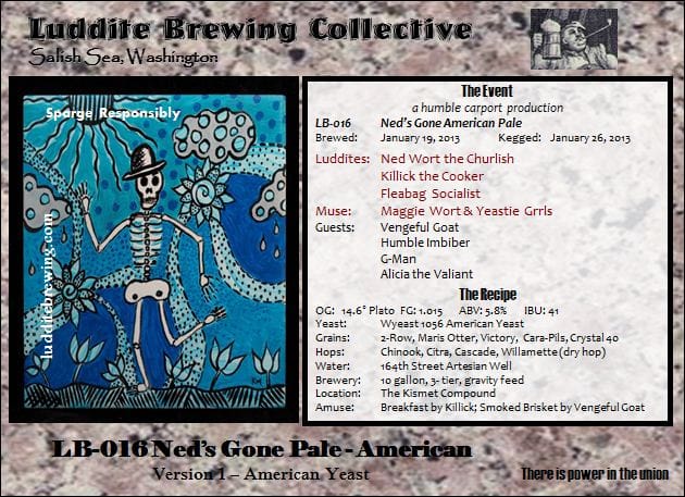 LB-016 - Ned's Gone Pale